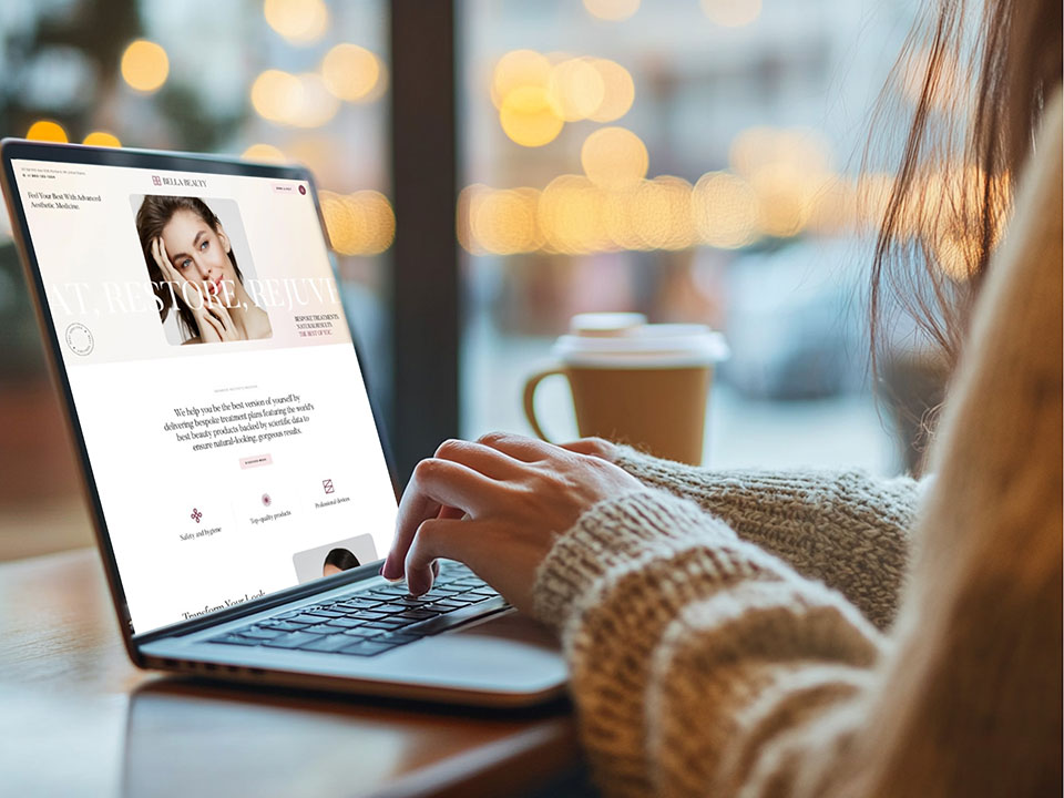Fully Optimized Website visualization